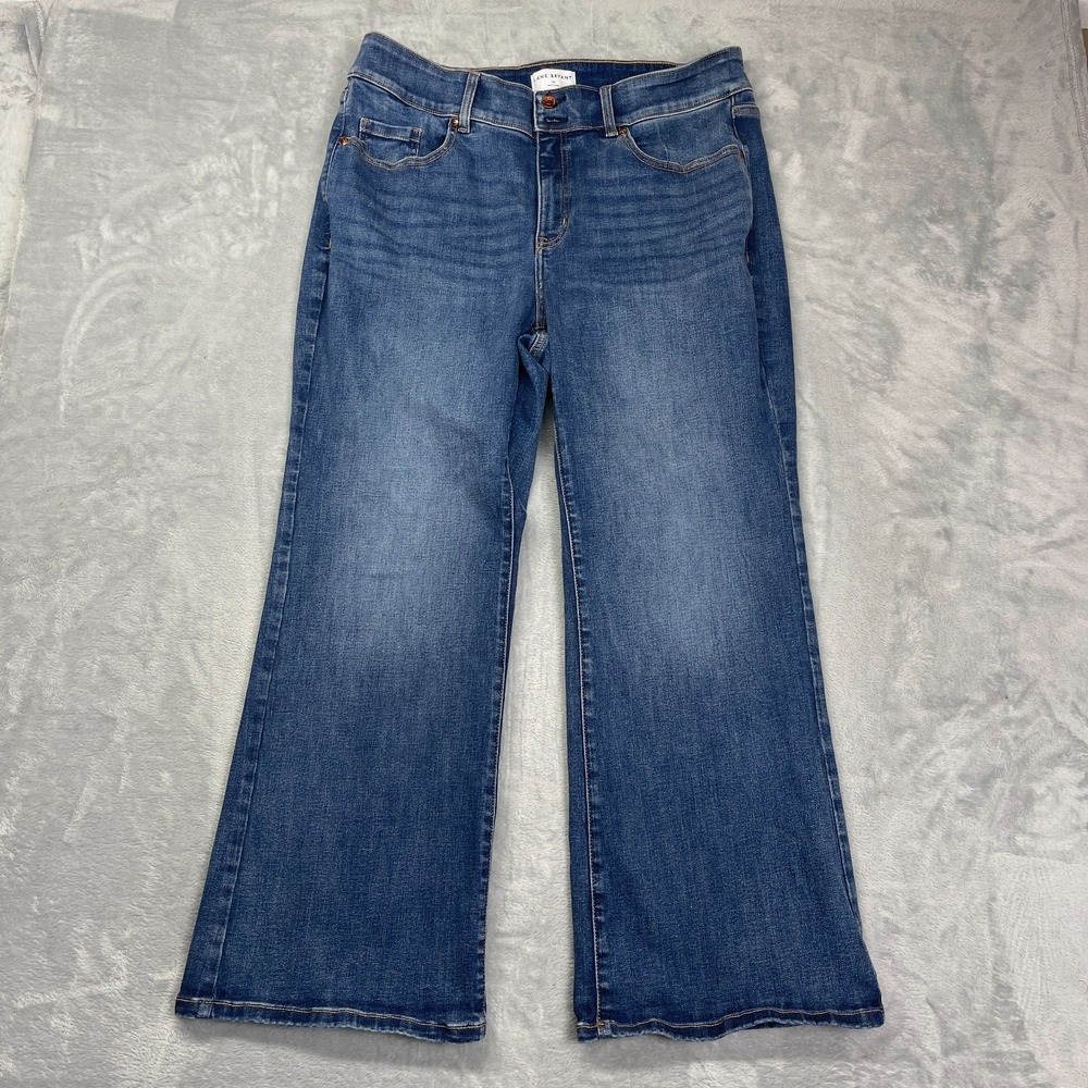 Lane Bryant Bootcut Jeans Womens 18S (37x30) Blue Denim‎ Tighter Tummy High Rise